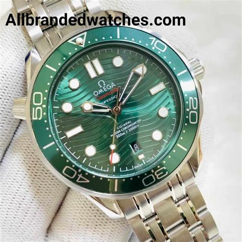 omega watches green|omega green dial watch.